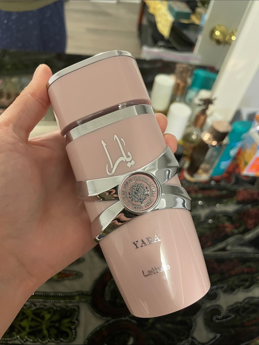 Lattafa YARA Full size perfume, Used only a couple sprays
